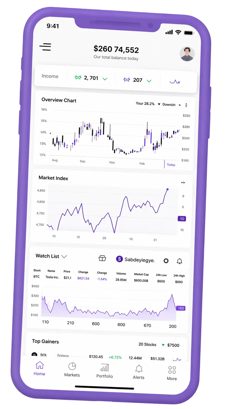 Torch Avkasten trading platform on mobile